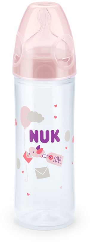 Kojenecká láhev NUK kojenecká láhev Love, 250ml – růžová