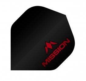 Letky na šipky Mission Letky Logo - Black/Red F2504