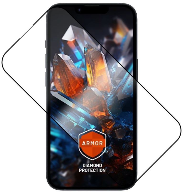 Ochranné sklo FIXED Armor s aplikátorem pro Apple iPhone 14 Plus/13 Pro Max černé