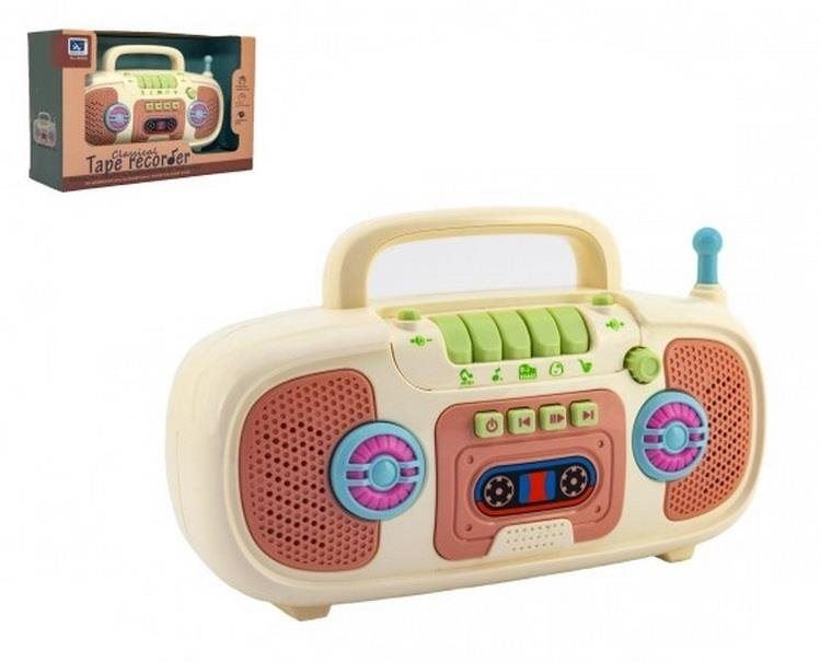 Hudební hračka Teddies Rádio dětské se zvukem se světlem
