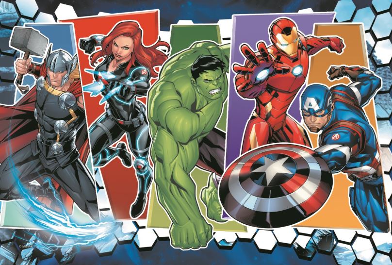 TREFL Puzzle Avengers: Neporazitelní 60 dílků