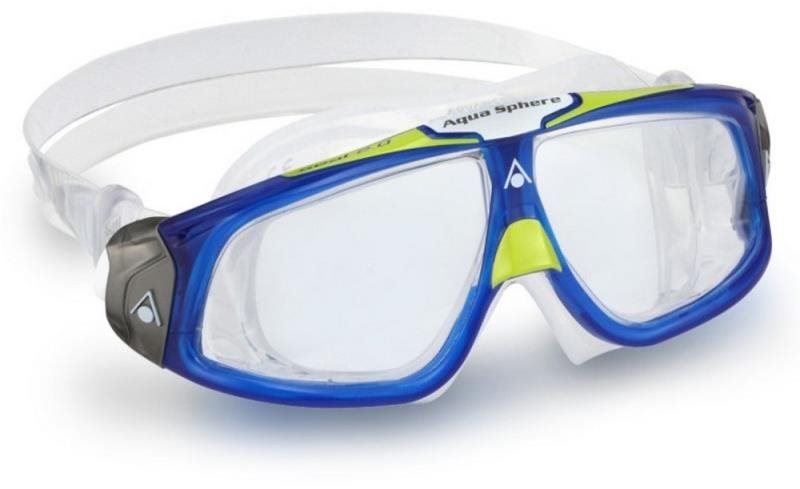 Plavecké brýle Aquasphere Seal 2.0, modrá/lime, čirý zorník