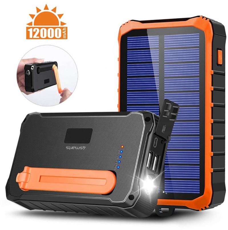 Powerbanka 4smarts Solar Prepper 12000mAh