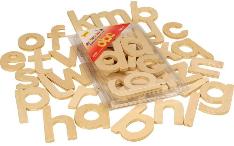 Vzdělávací hračka Dřevěné hračky - Psací abeceda