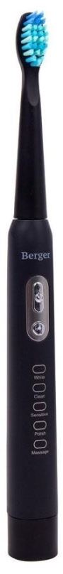 Elektrický zubní kartáček Berger TB Light Black