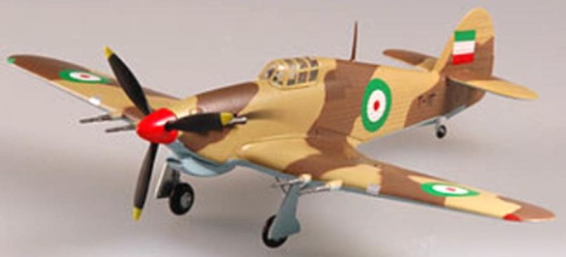 Model letadla Easy Model - Hawker Hurricane Mk.II, íránské vojenské letectvo, Írán, 1947, 1/72