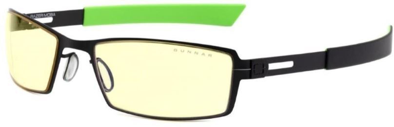 Brýle na počítač GUNNAR Razer Moba Onyx, jantarová skla natural
