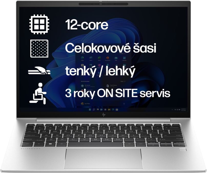 Intel Core i5 HP EliteBook/840 G10/i5-1340P/14"/FHD/16GB/512GB SSD/Iris Xe/W11P/Silver/3RNBD