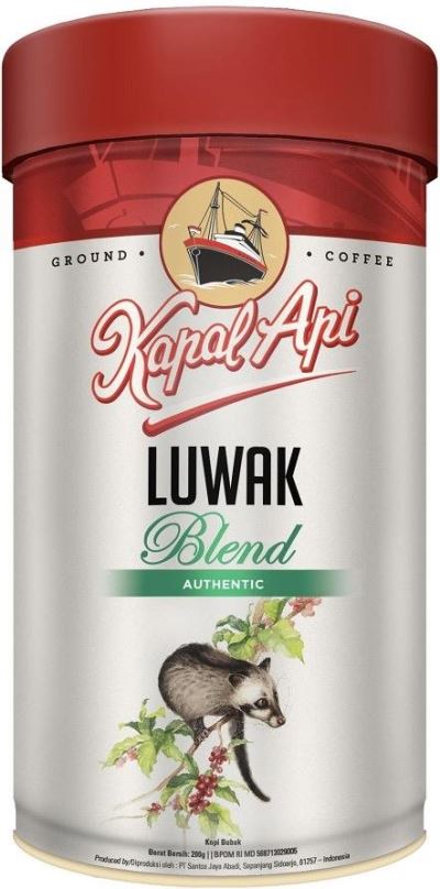 Káva Kapal Api Luwak - Cibetková káva 200g
