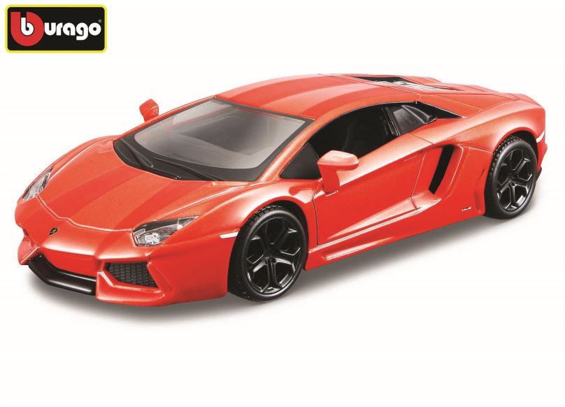 Kovový model Bburago 1:32 Plus Lamborghini Aventador Coupe Orange