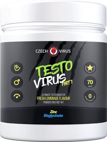 Anabolizér Czech Virus Testo Virus Part 1 280 g, fresh lemonade