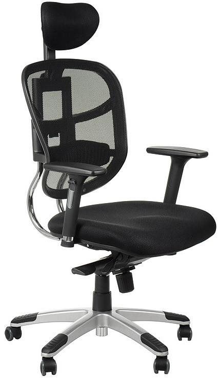 Kancelářská židle Otočná židle s prodlouženým sedákem HN-5018 BLACK