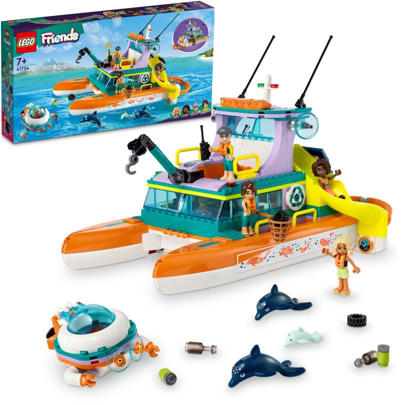 LEGO stavebnice LEGO® Friends 41734 Námořní záchranářská loď