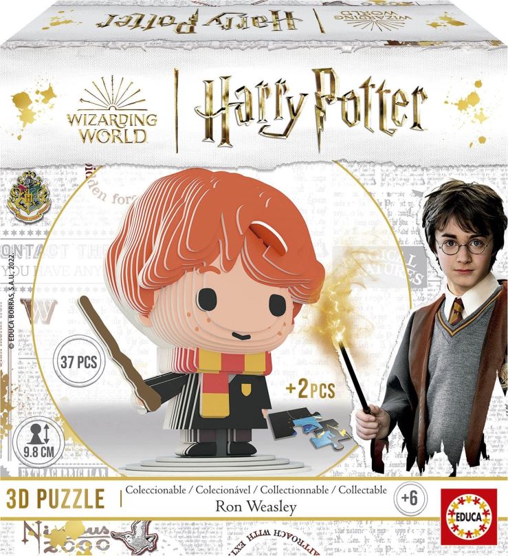 3D puzzle EDUCA 3D puzzle Harry Potter: Ron Weasley 37 dílků