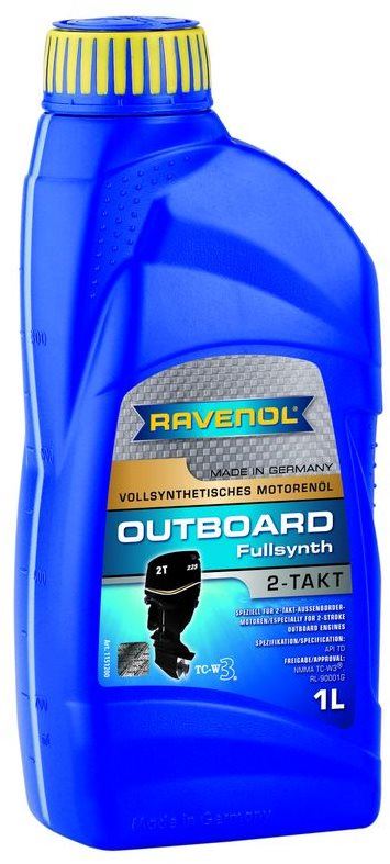 Motorový olej RAVENOL Outboardoel 2T Fullsynth.; 1 L