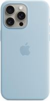 Kryt na mobil Apple iPhone 15 Pro Max Silikonový kryt s MagSafe světle modrý