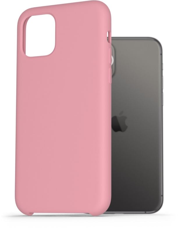 Kryt na mobil AlzaGuard Premium Liquid Silicone Case pro iPhone 11 Pro růžové