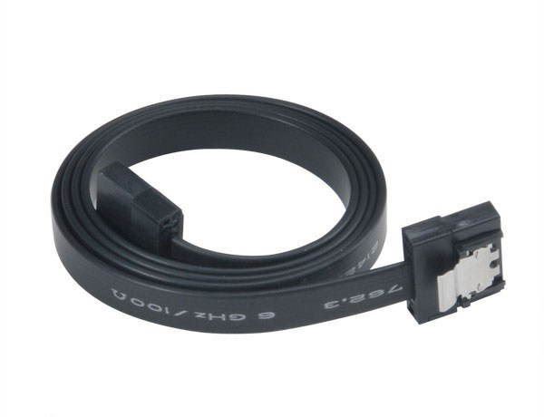 Datový kabel AKASA PROSLIM 50cm Straight Black