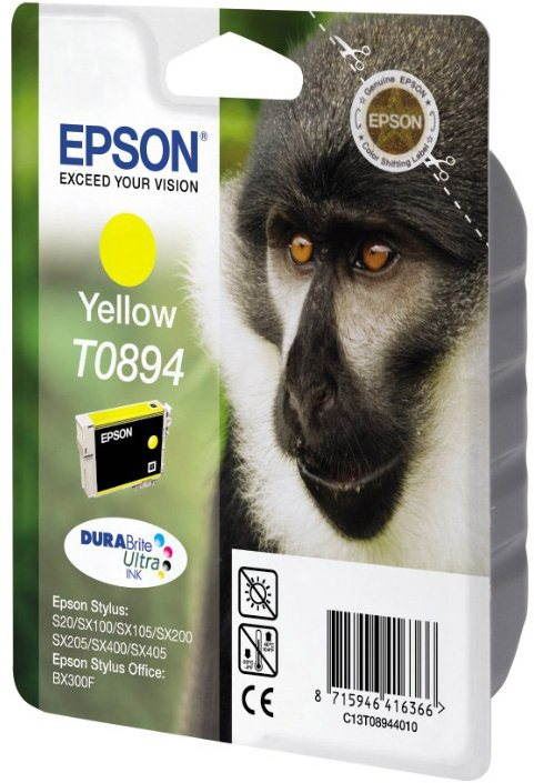 Cartridge Epson T0894 žlutá