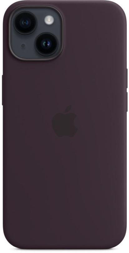 Kryt na mobil Apple iPhone 14 Silikonový kryt s MagSafe bezinkově fialový