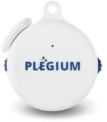 GPS lokátor Plegium Smart Emergency Button Wearable – chytrý osobní alarm, bílý