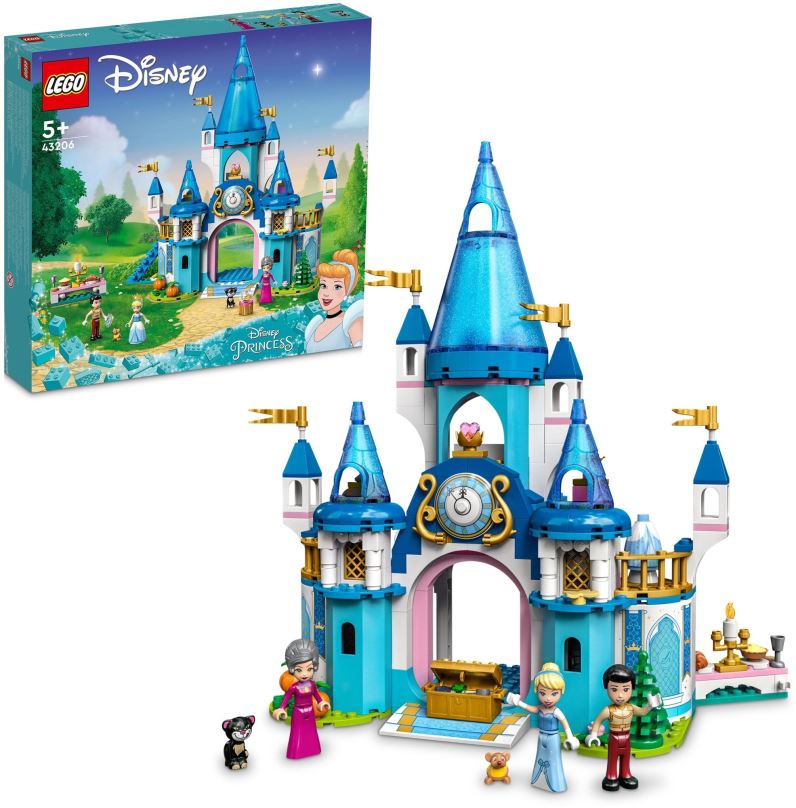 LEGO stavebnice LEGO® I Disney Princess™ 43206 Zámek Popelky a krásného prince