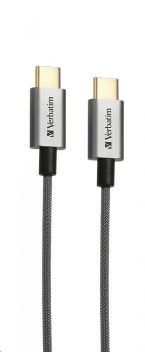 VERBATIM kabel USB-C / USB-C, 200cm SLATE (Grey)