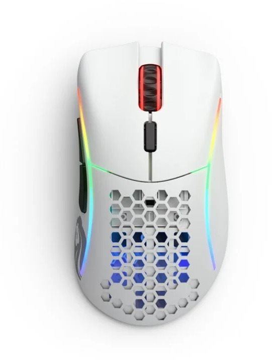 Herní myš Glorious Model D Minus Wireless, matná bílá