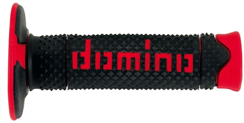 Gripy na motorku Domino gripy A260 offroad délka 120 mm, černo-červené