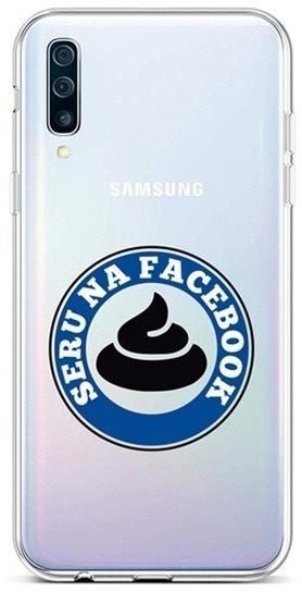 Kryt na mobil TopQ Samsung A50 silikon Facebook 42978