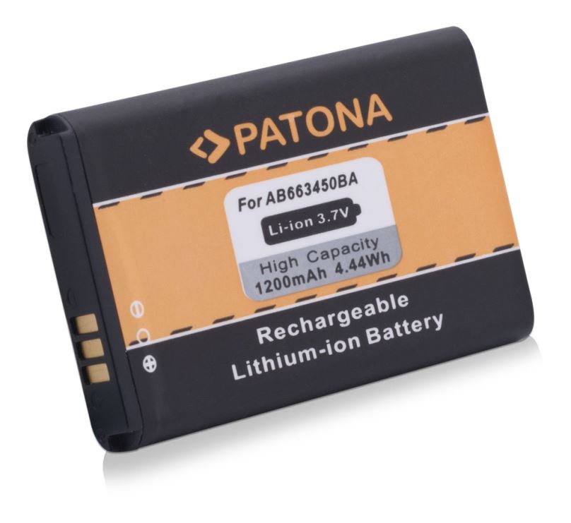 PATONA baterie pro mobilní telefon Samsung AB663450BA 1200mAh 3,7V Li-Ion