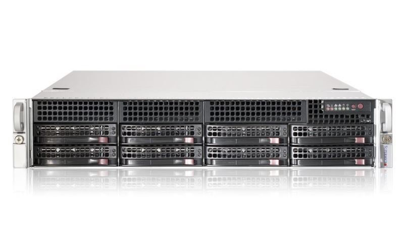 SUPERMICRO 2U server 2x LGA2011-3 6028R-TR 2U 2S-R3, 2GbE,8sATA,IPMI, 16DDR4, 3PCI-E16LP(g3),3-E8LP ,rPS