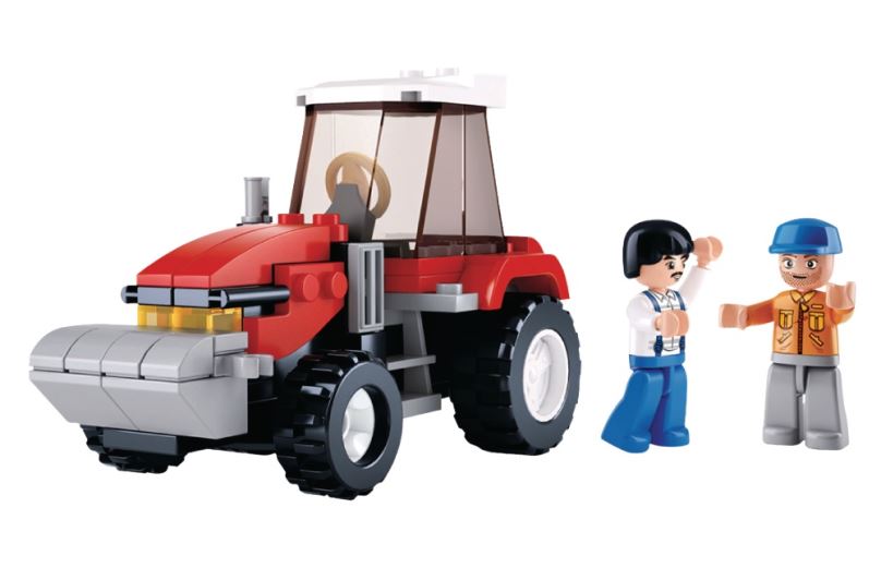 SLUBAN stavebnice Traktor, 103 dílků (kompatibilní s LEGO)