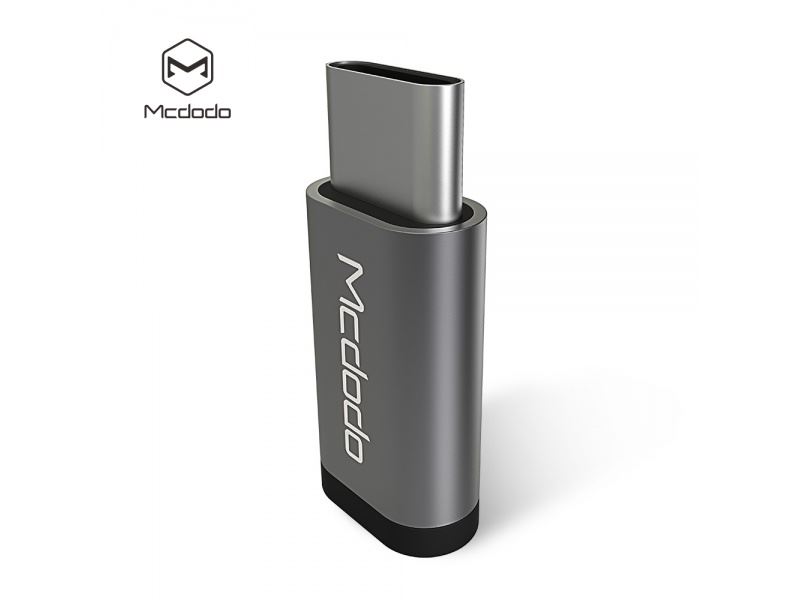 Mcdodo Micro USB To Type-C Aluminum Alloy (11x25x5 mm) Silver (OT-2152)