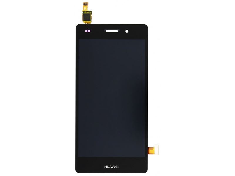 LCD + Touch + Frame (Separated) pro Huawei P8 Lite (2015) - Black (OEM) (HU030)