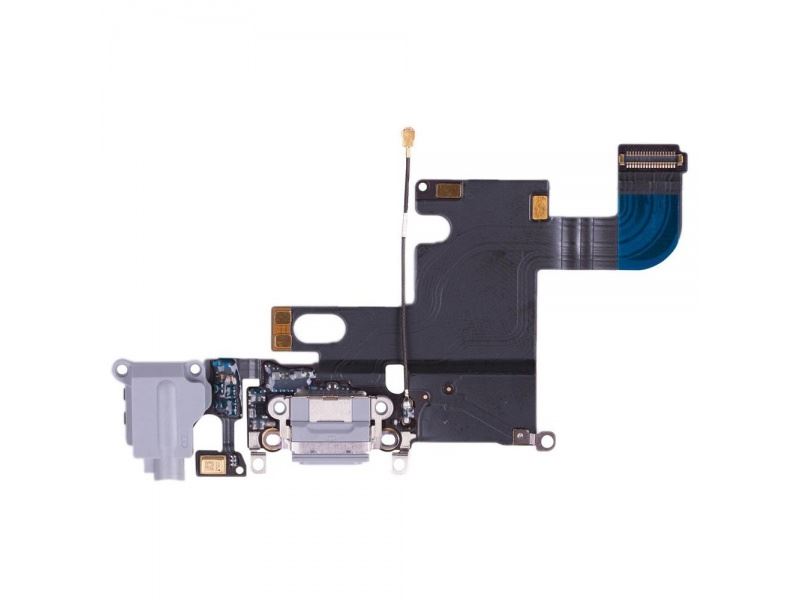 Charging Dock + Audio Jack Connector Flex Space Grey pro Apple iPhone 6S (700039)