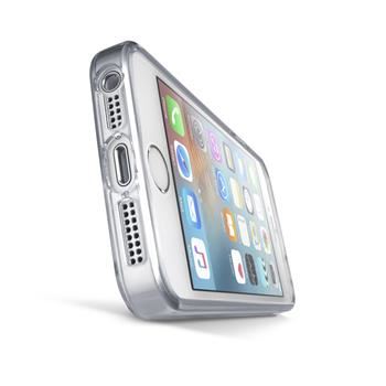 Zadní čirý kryt s ochranným rámečkem Cellularline CLEAR DUO pro Apple iPhone 5/5S/SE