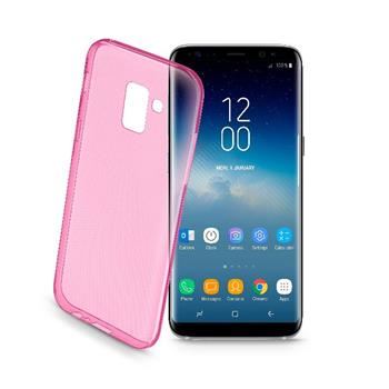 Barevné gelové pouzdro CELLULARLINE COLOR pro Samsung Galaxy S9, růžové