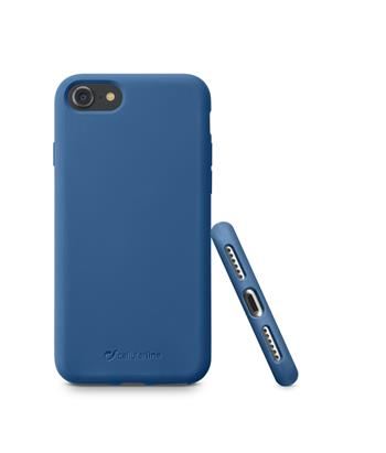 Ochranný silikonový kryt CellularLine SENSATION pro Apple iPhone 8/7, modrý
