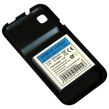 Baterie pro Samsung i9000/ i9001, Li-Ion 2800mAh, extended