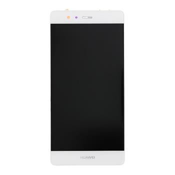 Náhradní díl Huawei  P9 LCD Display + Dotyková Deska + Přední Kryt White