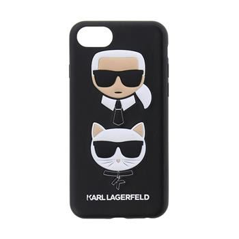 Ochranný kryt na mobilní telefon Karl Lagerfeld Karl and Choupette Hard Case pro apple iPhone 8, Black