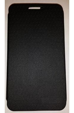 Lenovo A590 kožené flip pouzdro / černé