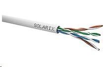 Instalační kabel Solarix Cat5E UTP drát PVC, SXKD-5E-UTP-PVC
