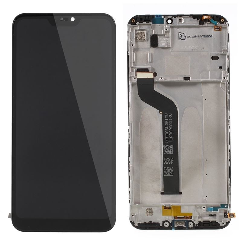 Xiaomi Mi A2 Lite LCD displej dotykové sklo komplet přední panel černý včetně rámečku