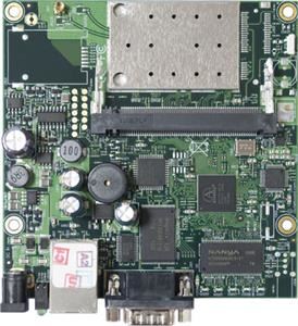 MikroTik RouterBOARD RB411AR, 1x LAN, 1x miniPCI, 2.4GHz bezdrátový modul, L4 licence