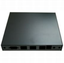 Montážní krabice CASE1D2BLKU, USB, 3x LAN, black