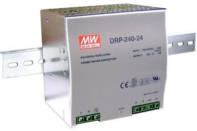 MEAN WELL DRP-240-24 Spínaný zdroj na DIN lištu 240W 24V