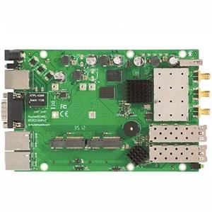 MikroTik RouterBOARD RB953GS-5HnT-RP, 5Ghz802.11a/n, L5, 3xGLAN, 2x miniPCI-e, 2xSFP, 2xSIM, 3xSMA, 128 MB, Ath720 MHz