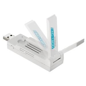 Edimax EW-7822UAC bezdrátový USB3.0 adaptér, 2.4+5GHz, 300+867Mbps, 2x fixní anténa